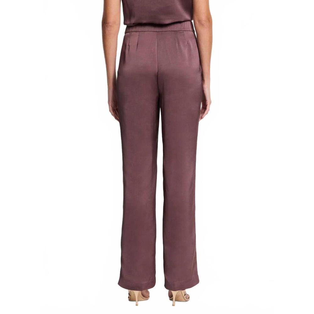 NEW NIC + ZOE eliot wide leg luxe satin pants in chai - Picture 4 of 4